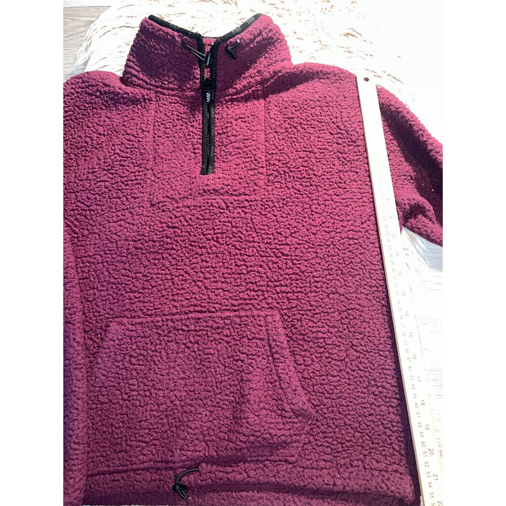 Pink women’s sherpa pullover - Picture 4 of 14